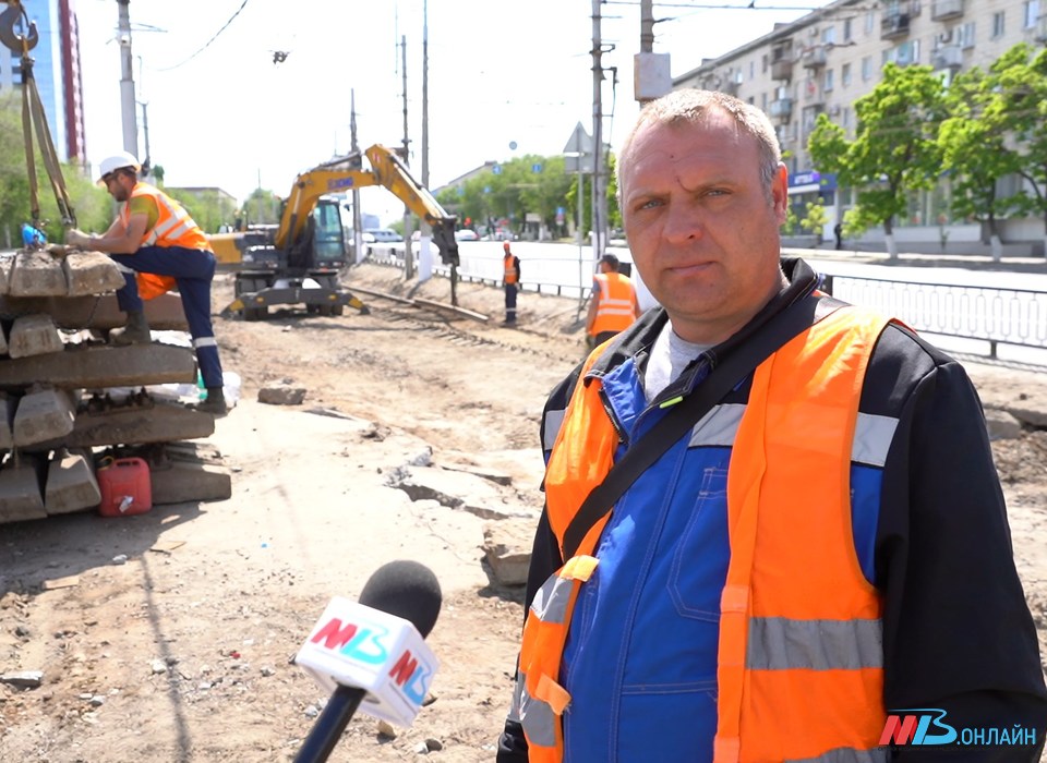 В Волгограде стартовал очередной этап ремонта наземной линии скоростного трамвая